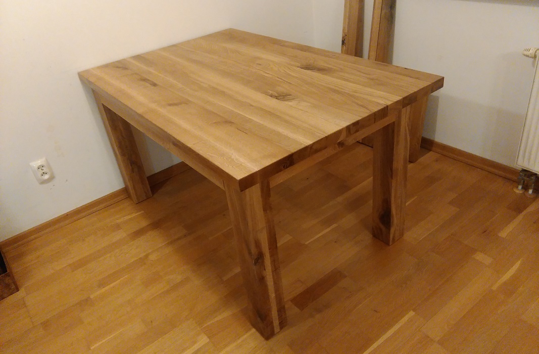 Stół z litego drewna dębowy