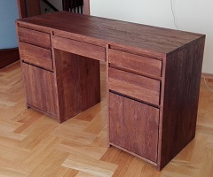 Drewniane biurko dębowe
